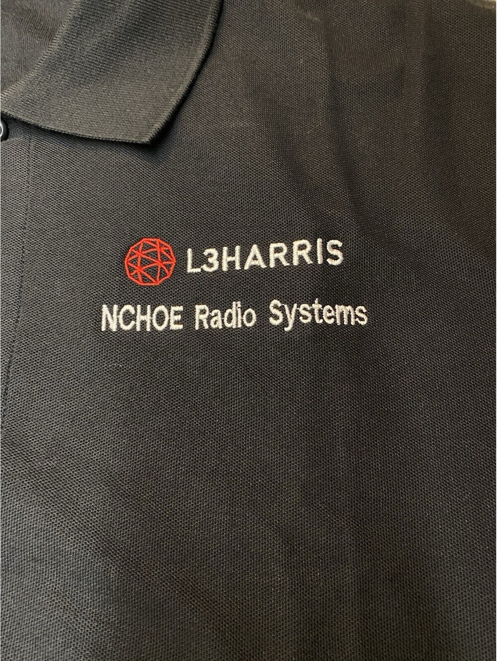 Port Authority® EZCotton™  Polo Medium Black NEW!!! Logo Radio Systems - Picture 3 of 9